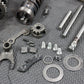 2005 KAWASAKI 03 - 06 KLX125 OEM ENGINE TRANSMISSION TRANNY GEABROX SHIFT FORKS - hggarage