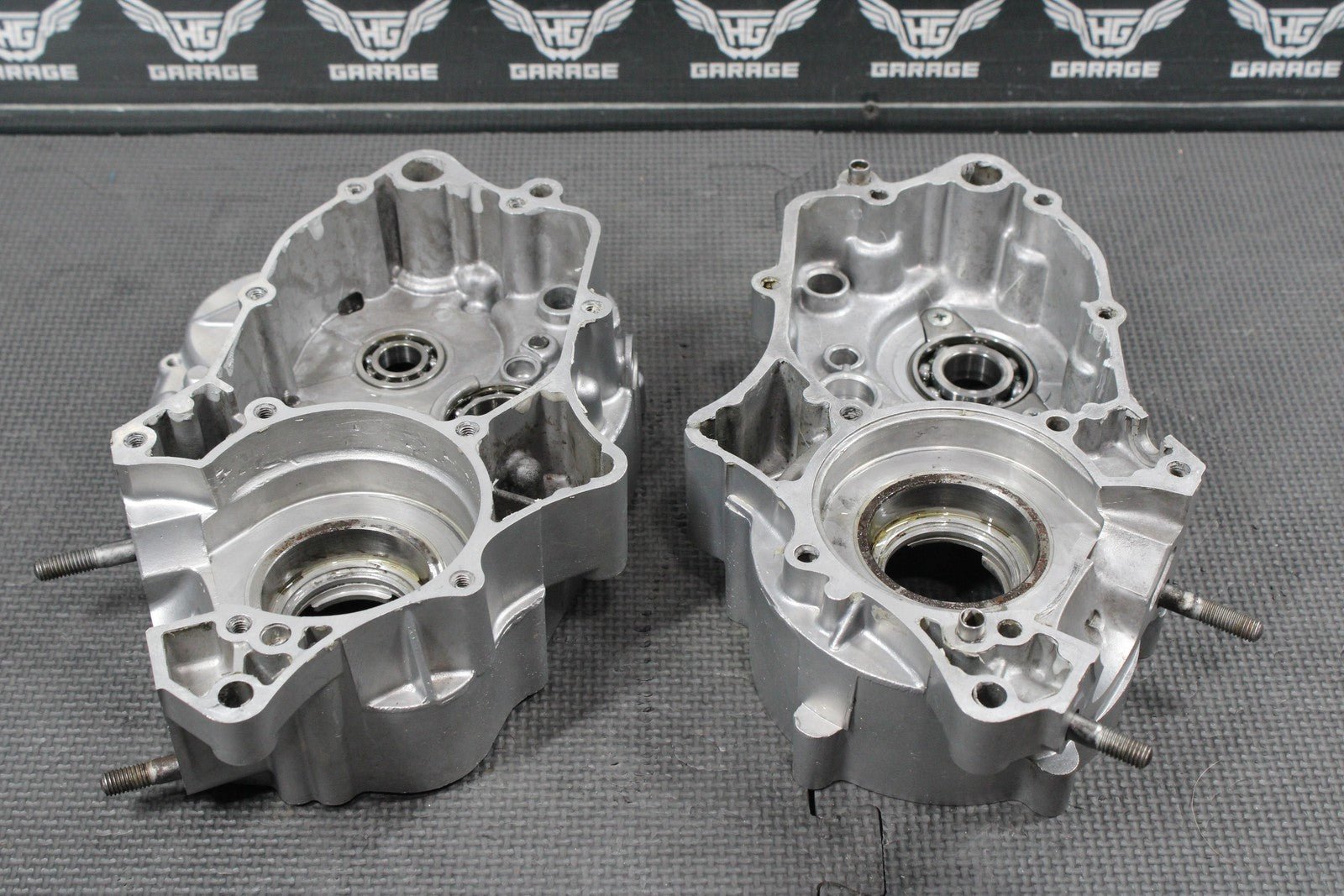 2014 KAWASAKI 08 - 22 KX100 KX85 OEM LEFT RIGHT ENGINE CRANKCASE CASES BLOCK SET - hggarage