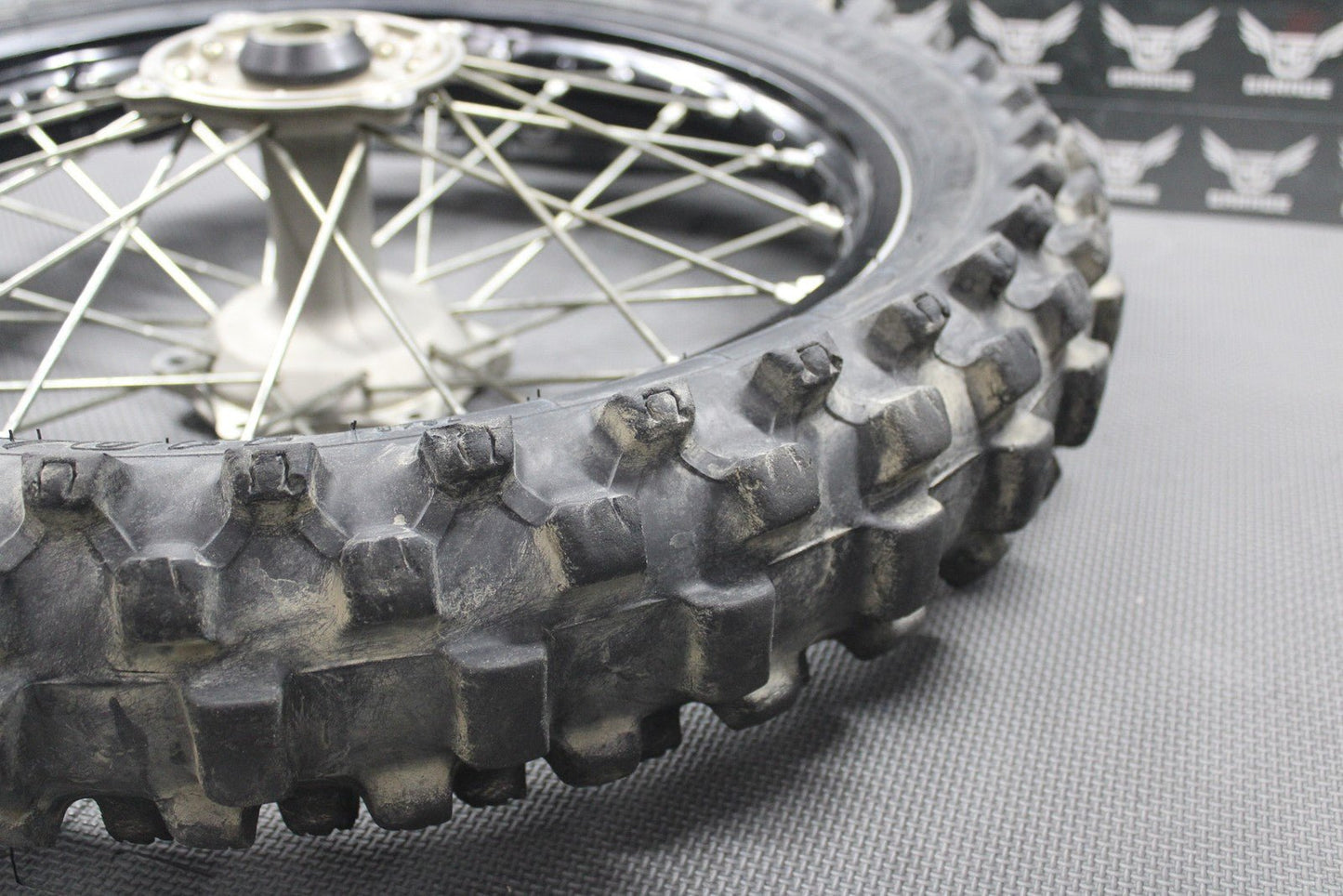 2020 SUZUKI RMZ250 OEM BLACK REAR BACK WHEEL RIM HUB TIRE 64100 - 46K00 19 x 1.85" - hggarage