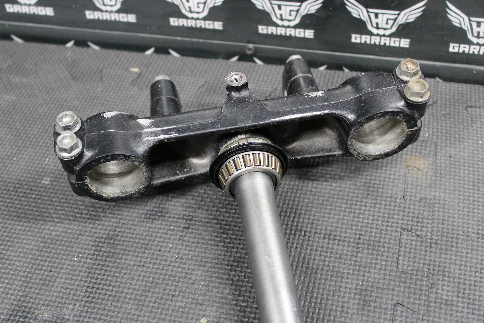 1998 HONDA XR200R 1990 1991 / 93 - 02 OEM FRONT FORKS LOWER UPPER TRIPLE TREE STEM - hggarage