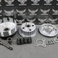 1991 HONDA 88 - 95 XR250R OEM CLUTCH BASKET HUB PRESSURE PLATE 22100 - KT1 - 020 NICE! - hggarage