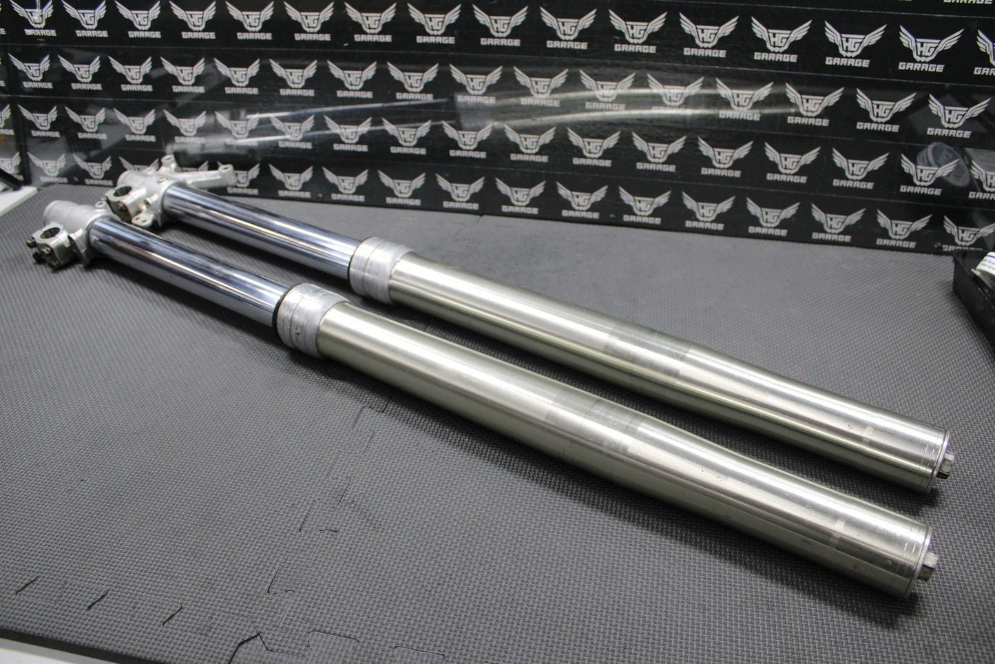 1996 KAWASAKI KX125 OEM RIGHT LEFT FRONT SUSPENSION FORKS SHOCKS PARTS / REPAIR - hggarage