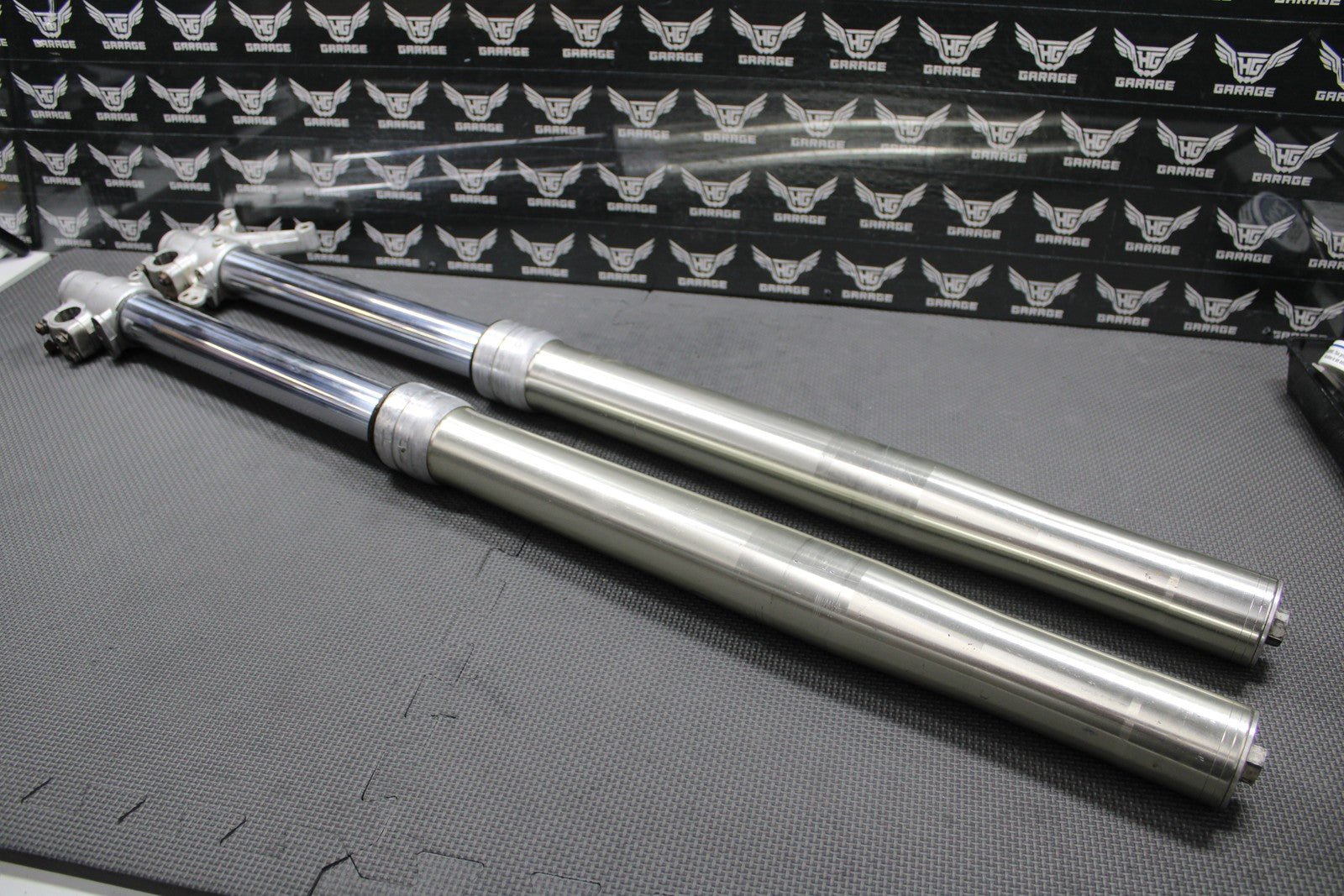 1996 KAWASAKI KX125 OEM RIGHT LEFT FRONT SUSPENSION FORKS SHOCKS PARTS / REPAIR - hggarage