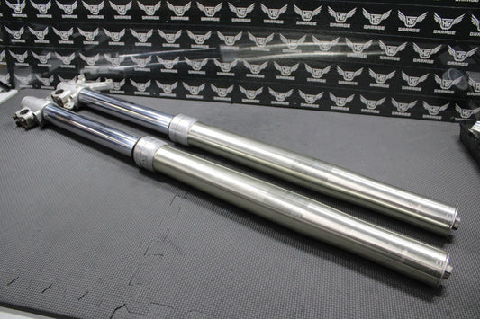 1996 KAWASAKI KX125 OEM RIGHT LEFT FRONT SUSPENSION FORKS SHOCKS PARTS / REPAIR - hggarage