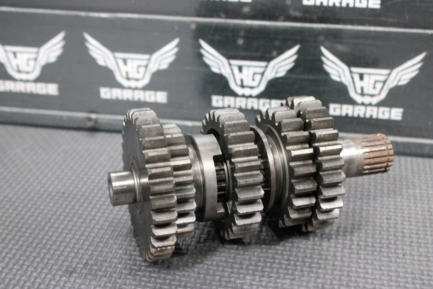 2014 KAWASAKI 14 - 16 KX250F OEM ENGINE TRANSMISSION SHIFT FORKS DRUM GEARBOX DRUM - hggarage