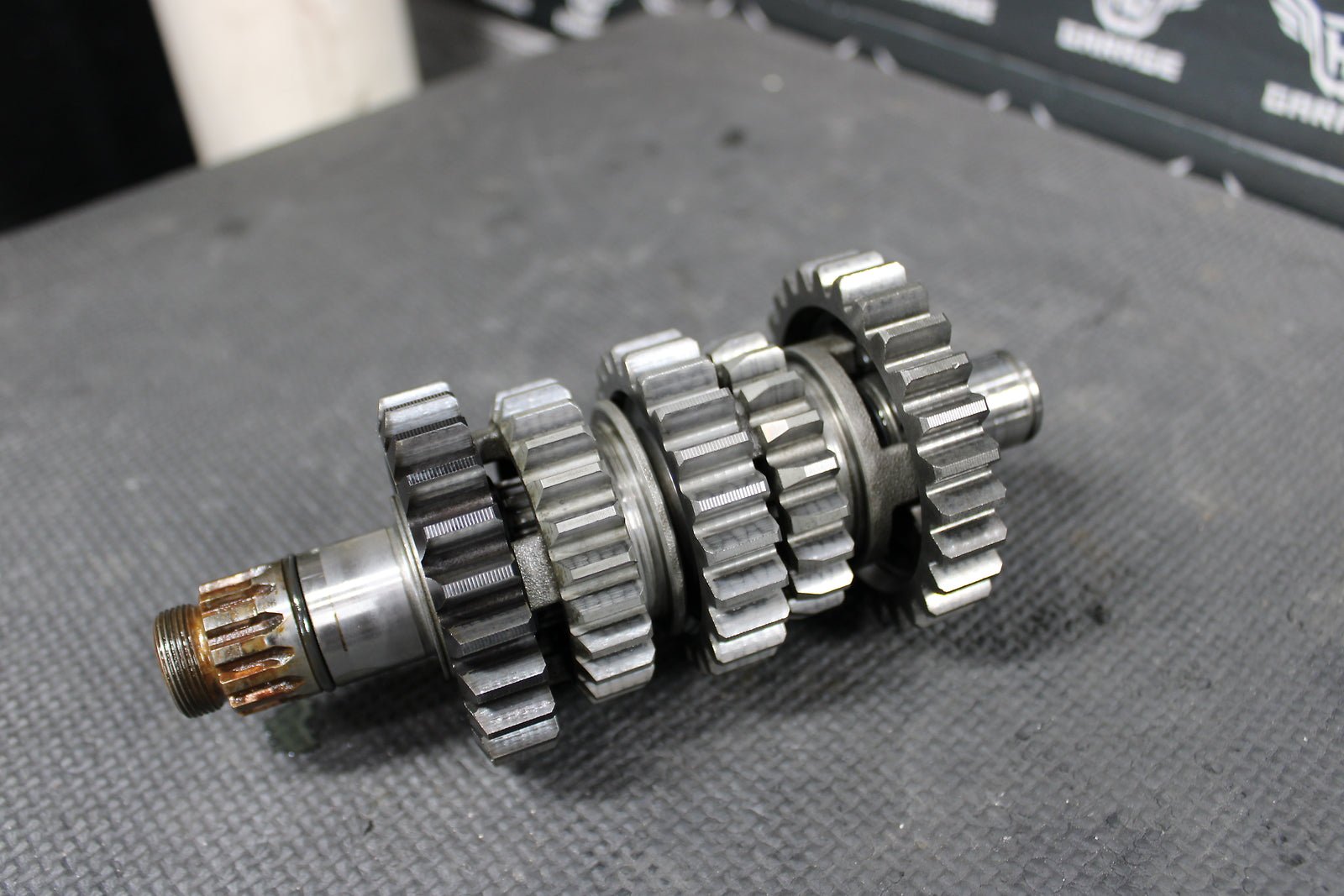 2007 YAMAHA YZ450F OEM ENGINE TRANSMISSION TRANNY ASSEMBLY GEARS - hggarage