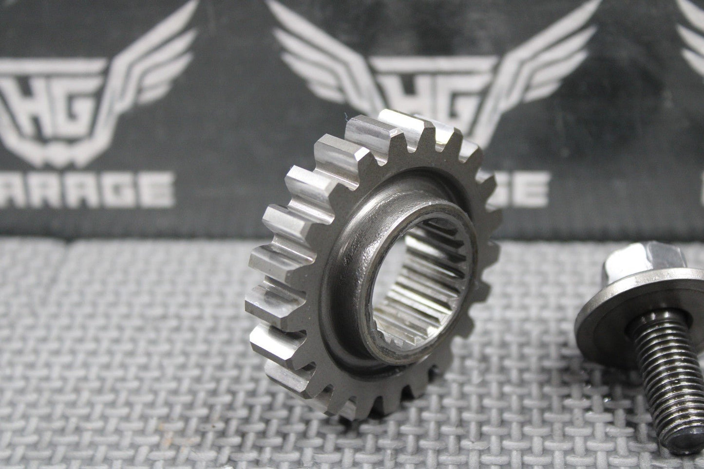 2001 HONDA 86 - 07 CR250R OEM PRIMARY DRIVE GEAR 21T & COLLAR SET 13615 - KS7 - 000 - hggarage