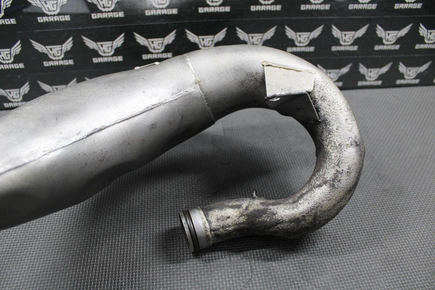 1999 SUZUKI RM125 BILLS WORKS RAW EXHAUST PIPE CHAMBER HEADER MUFFLER 14310 - 36E2 - hggarage
