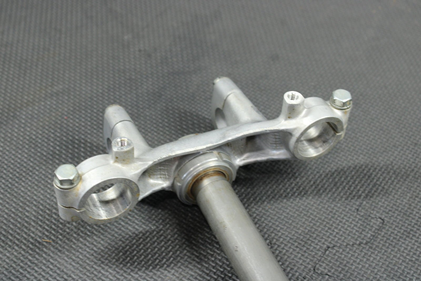 1998 KAWASAKI KX60 90 - 03 OEM FRONT FORKS LOWER UPPER TRIPLE TREE STEM CLAMP - hggarage