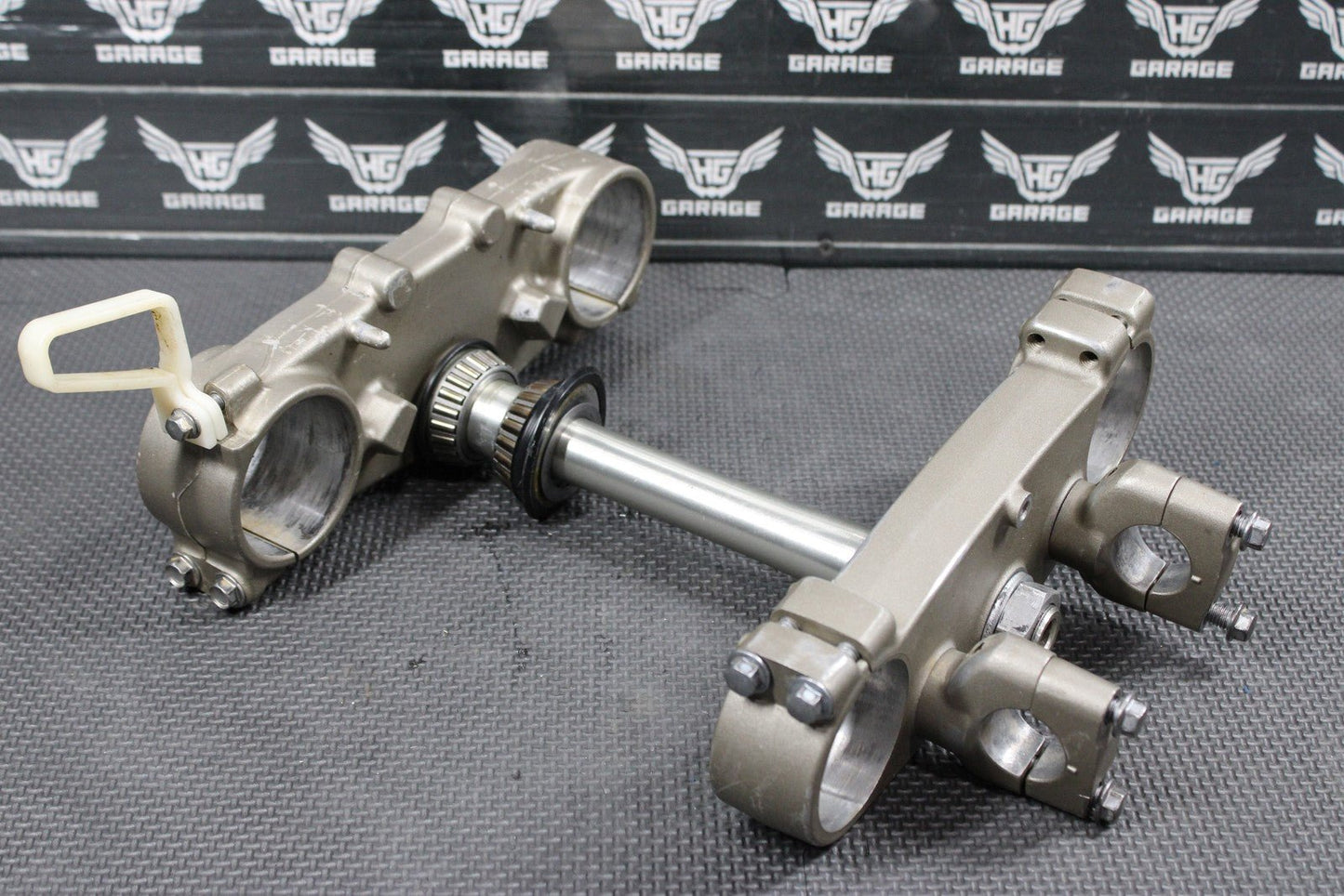 2006 YAMAHA 06 - 14 YZ450F OEM FRONT FORKS LOWER UPPER TRIPLE TREE STEM SET - hggarage