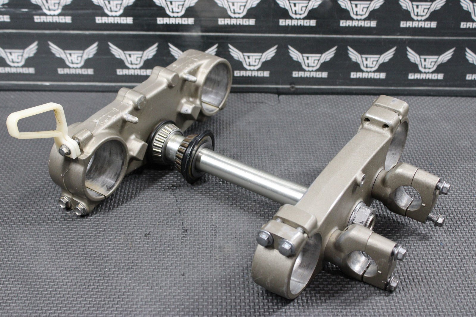 2006 YAMAHA 06 - 14 YZ450F OEM FRONT FORKS LOWER UPPER TRIPLE TREE STEM SET - hggarage