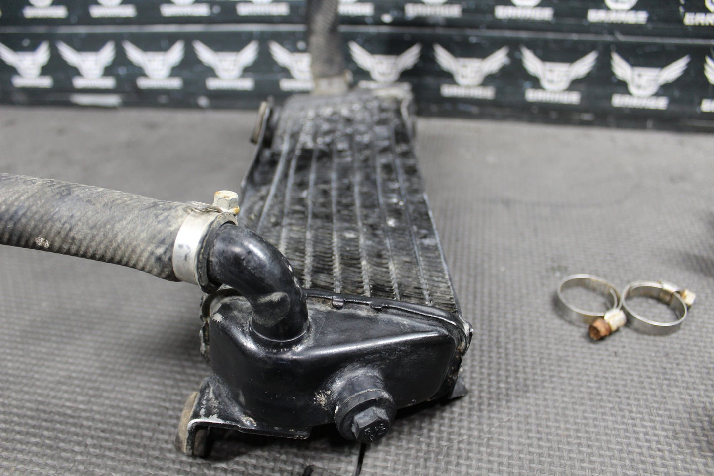 1989 89 - 94 KAWASAKI KDX200 OEM RADIATORS LEFT RIGHT COOLING COOLER RADIATOR - hggarage