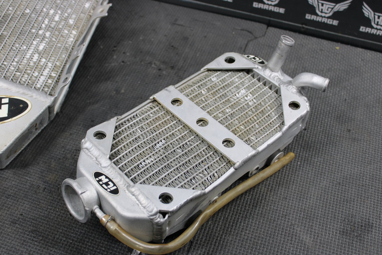 2009 Honda CRF150RB ICW Braced Oversize Radiators Left Right Radiator - hggarage