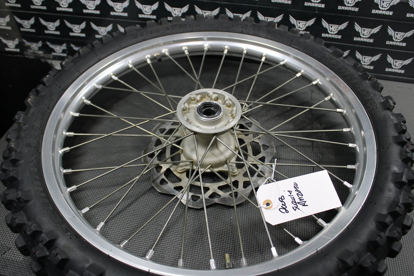2008 SUZUKI RMZ250 RMZ250L OEM EXCEL FRONT WHEEL RIM HUB ASSEMBLY 54100 - 10H0 - hggarage