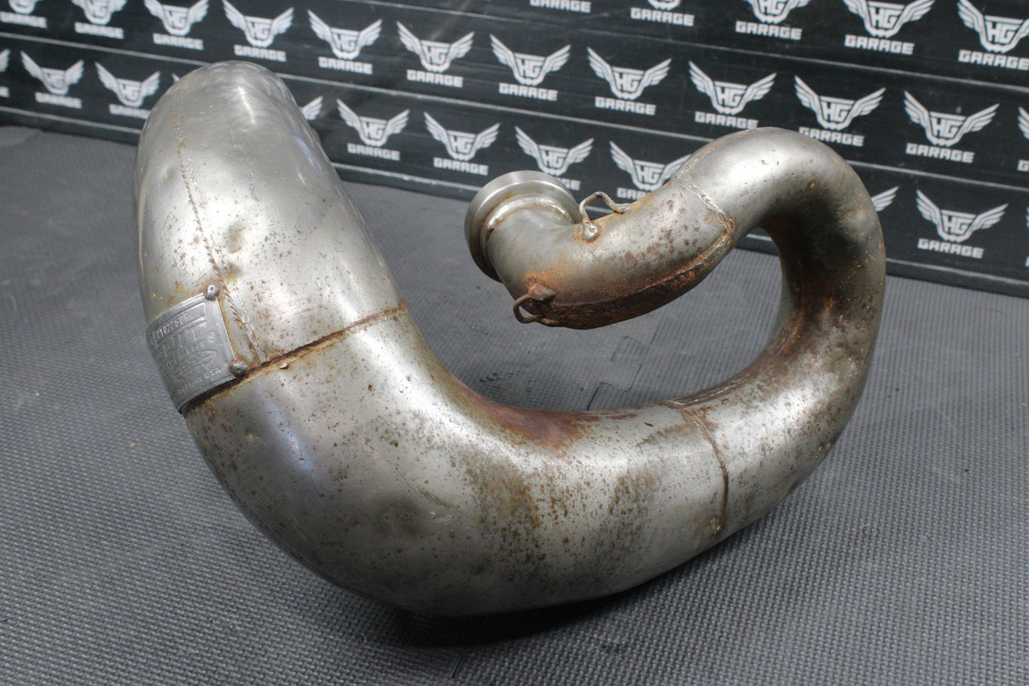 2002 01 - 04 YAMAHA YZ250 PRO CIRCUIT PLATINUM EXHAUST PIPE CHAMBER HEADER - hggarage