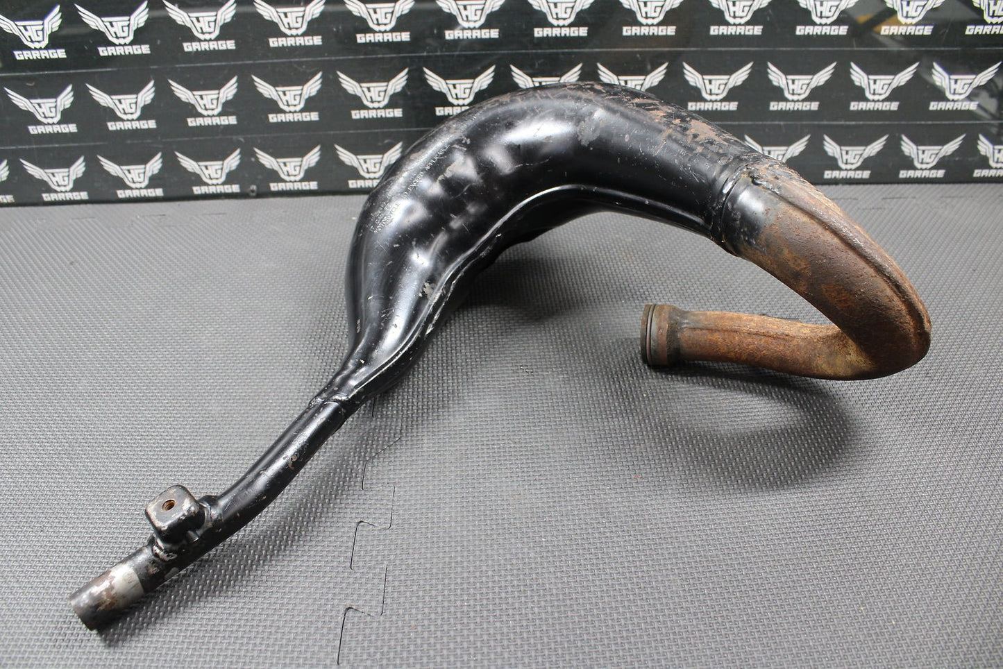 2001 97 - 01 YAMAHA YZ80 OEM EXHAUST PIPE CHAMBER HEADER 4ES - 14610 - 10 - 00 - hggarage