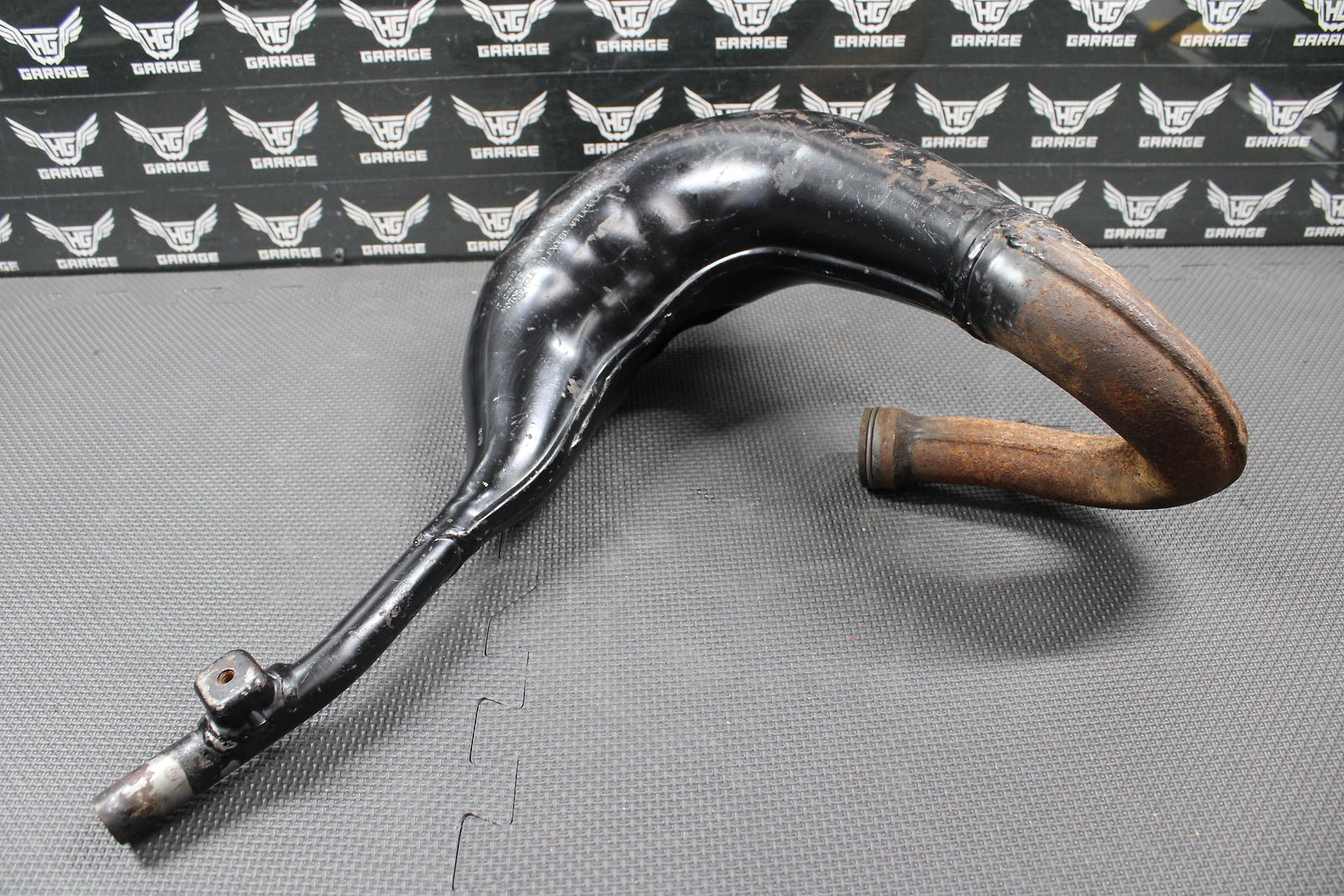 2001 97 - 01 YAMAHA YZ80 OEM EXHAUST PIPE CHAMBER HEADER 4ES - 14610 - 10 - 00 - hggarage