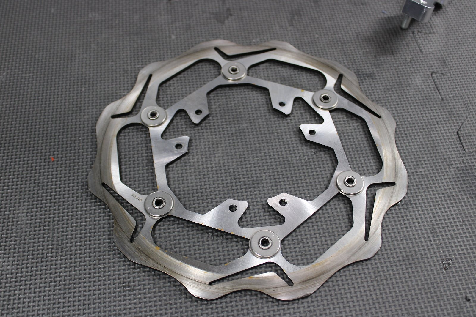2009 HONDA CRF450R BRAKING OVERSIZED FRONT BRAKE DISC ROTOR ASSEMBLY - hggarage
