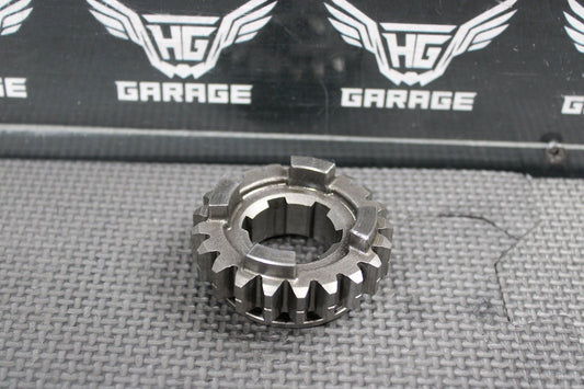 1999 HONDA CR500R OEM TRANSMISSION COUNTERSHAFT 4TH GEAR 21T GEAR 23471 - ML3 - 670 - hggarage