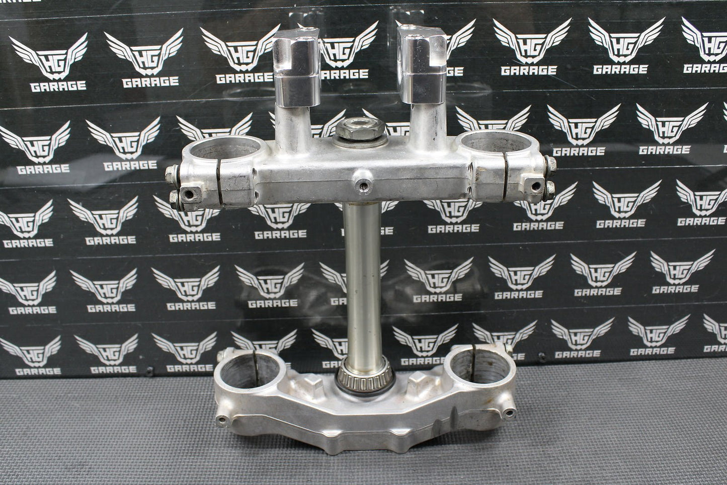 1997 SUZUKI 97 - 98 RM125 RM250 OEM FRONT FORKS LOWER UPPER TRIPLE TREE STEM CLAMP - hggarage