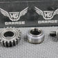 2001 HONDA 86 - 07 CR250R OEM PRIMARY DRIVE GEAR 21T & COLLAR SET 13615 - KS7 - 000 - hggarage