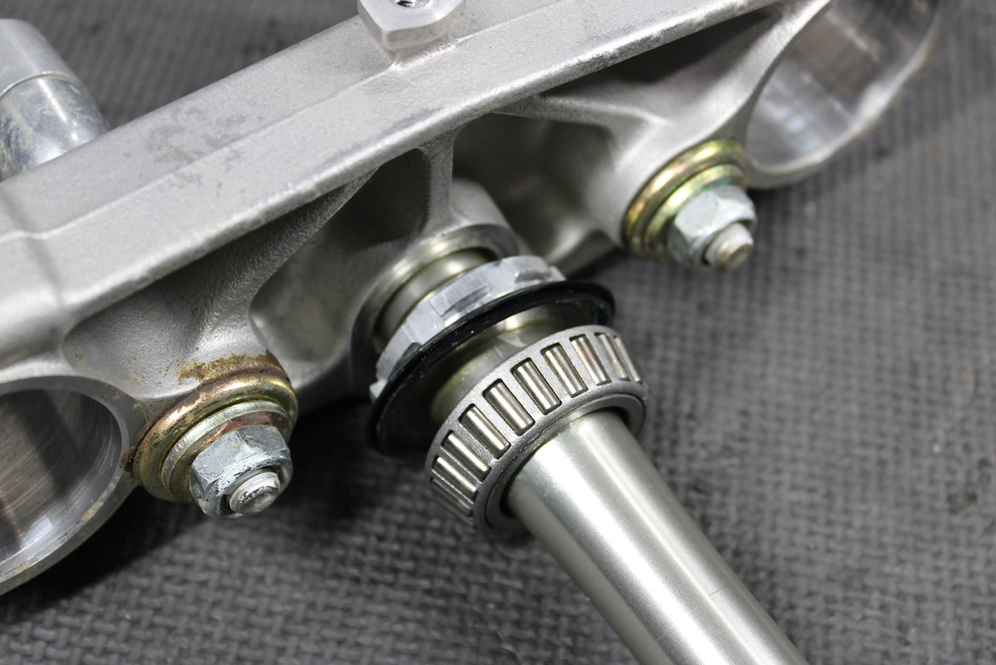 2003 Honda CRF450R OEM Front Forks Lower Upper Triple Tree Stem - hggarage