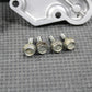 2003 93 - 04 KAWASAKI KX250 OEM EXHAUST POWER VALVE CYLINDER COVERS & BOLTS SET - hggarage