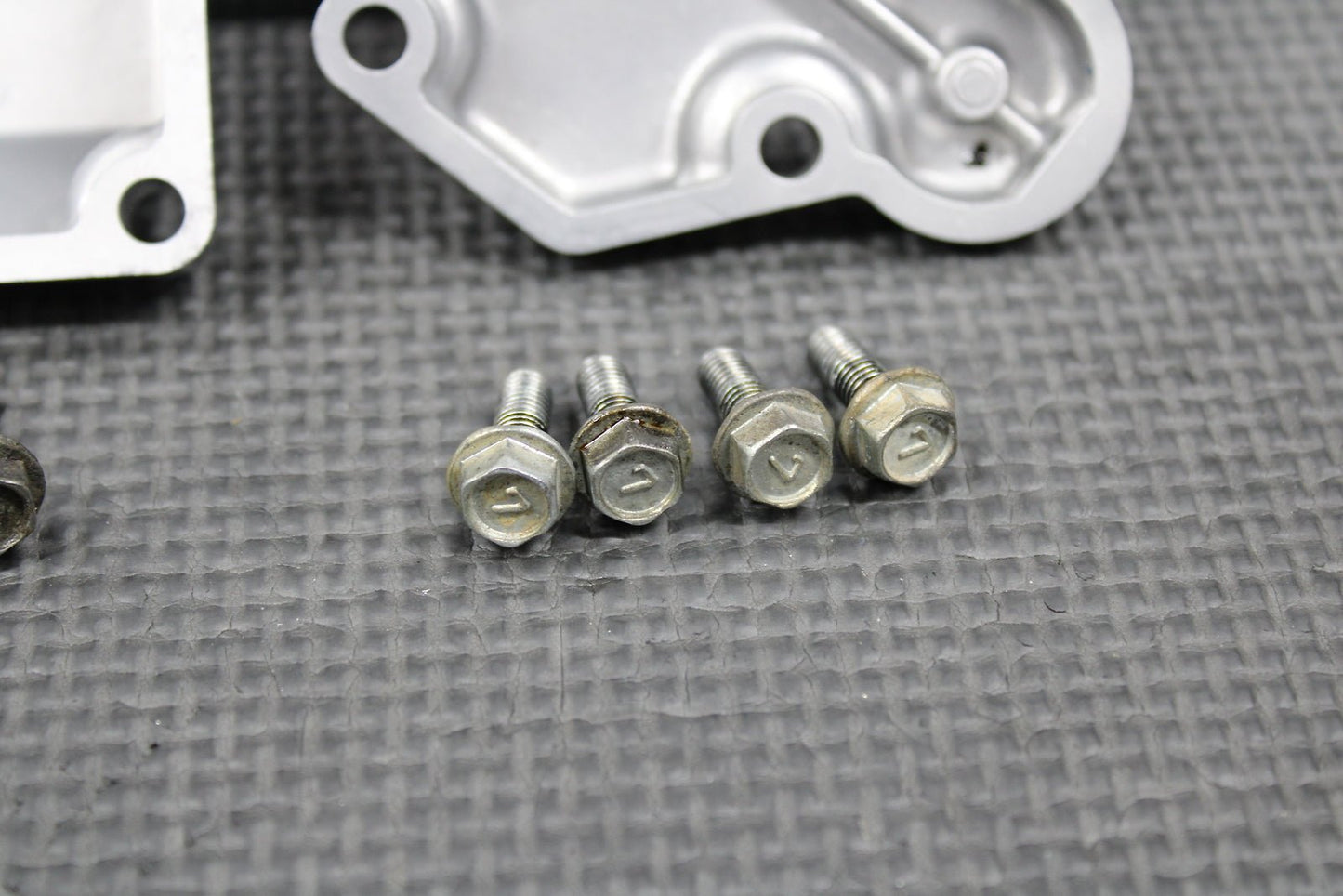 2003 93 - 04 KAWASAKI KX250 OEM EXHAUST POWER VALVE CYLINDER COVERS & BOLTS SET - hggarage
