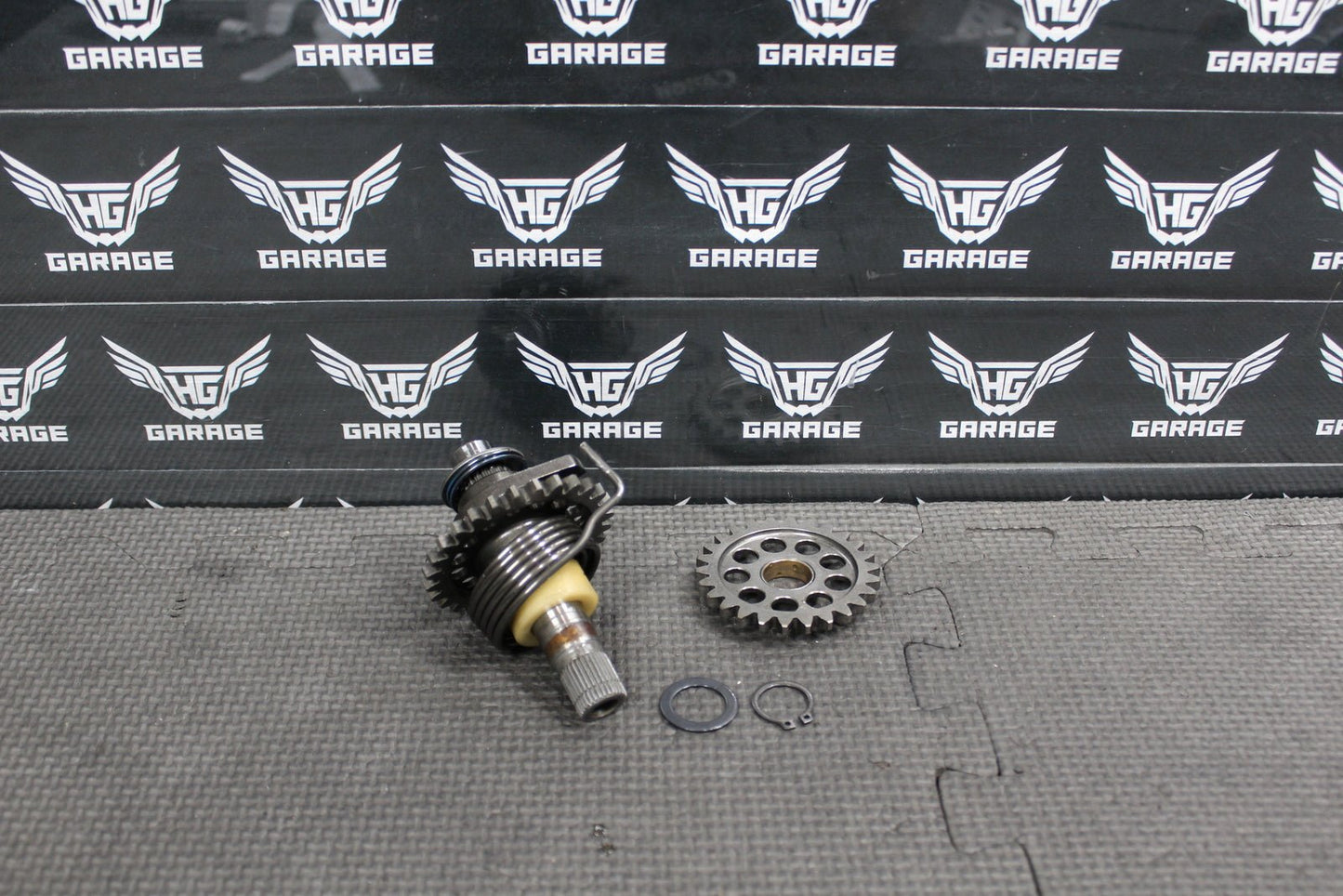 2018 YAMAHA YZ250F OEM KICKSTART KICK START SHAFT W IDLER GEAR - hggarage