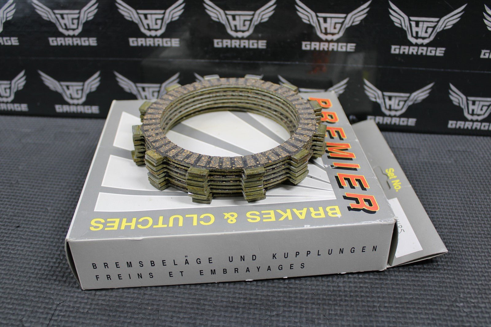 BRAND NEW PREMIER 1990 - 1992 KAWASAKI KX125 CLUTCH FRICTION FIBER PLATES CK4485 - hggarage