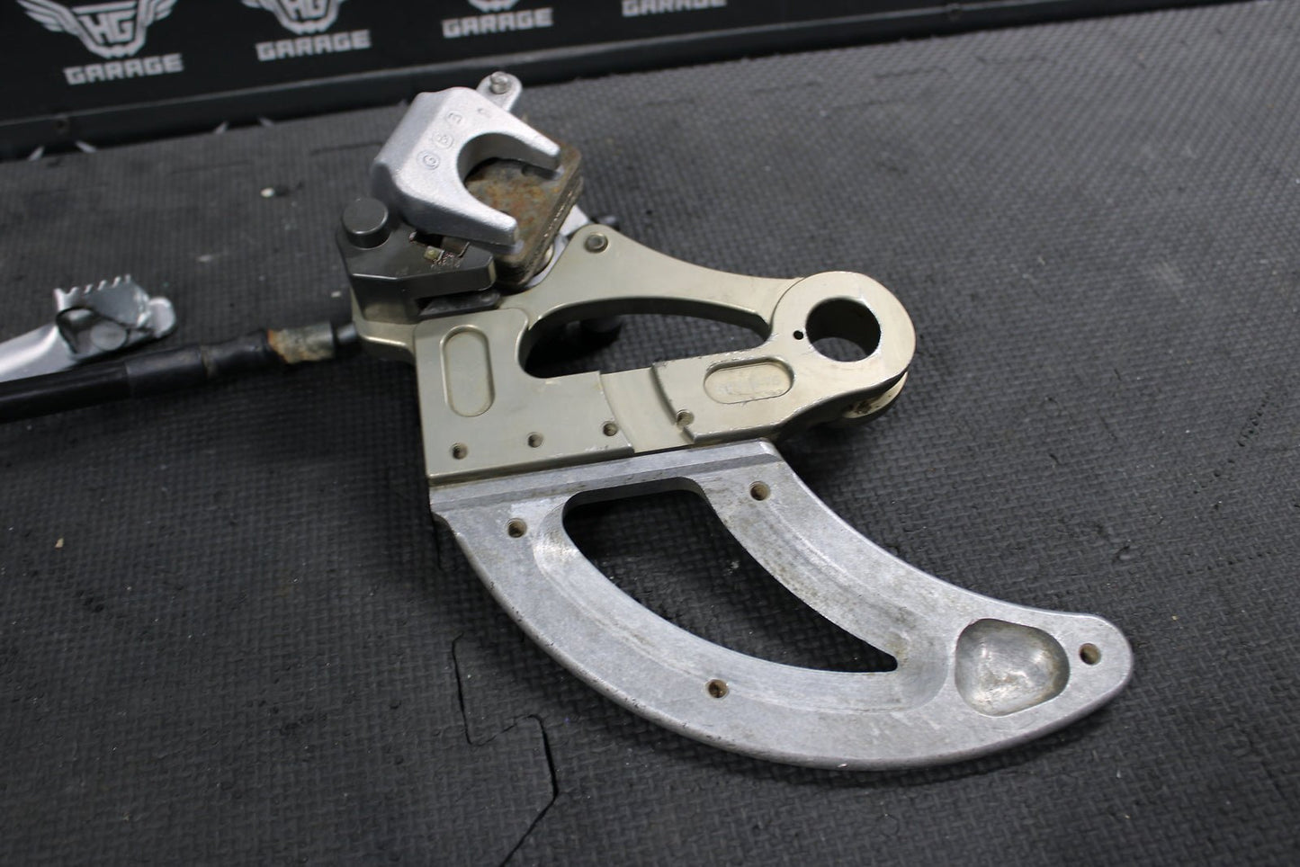 2007 YAMAHA YZ250F YZ450F OEM NISSIN REAR BACK BRAKE CALIPER MASTER CYLINDER LEV - hggarage