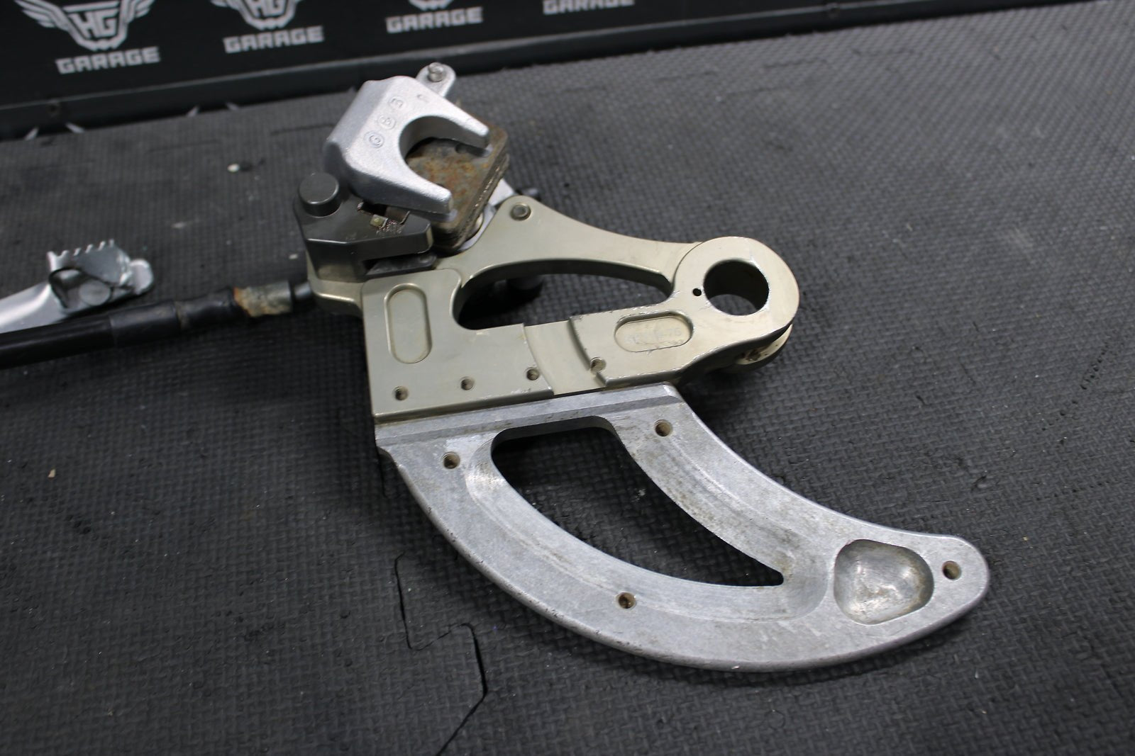 2007 YAMAHA YZ250F YZ450F OEM NISSIN REAR BACK BRAKE CALIPER MASTER CYLINDER LEV - hggarage