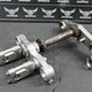 2008 KAWASAKI KLX140 OEM FRONT FORKS LOWER UPPER TRIPLE TREE STEM CLAMP FORKS - hggarage