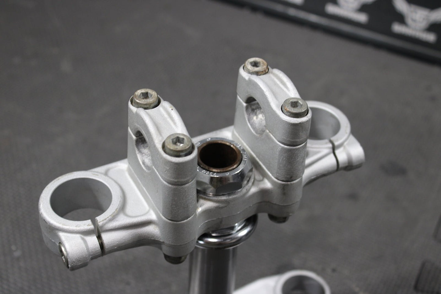 2000 KTM 50SX Junior OEM Front Forks Lower Upper Triple Tree Stem Clamp 45001032 - hggarage