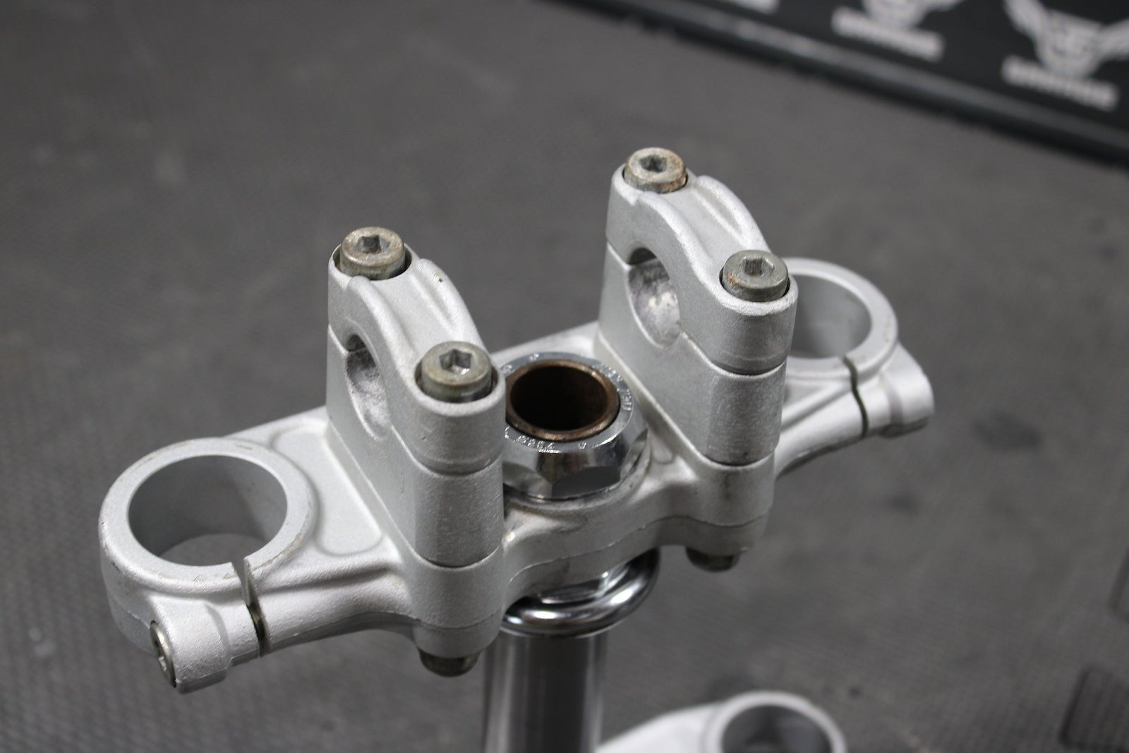2000 KTM 50SX Junior OEM Front Forks Lower Upper Triple Tree Stem Clamp 45001032 - hggarage