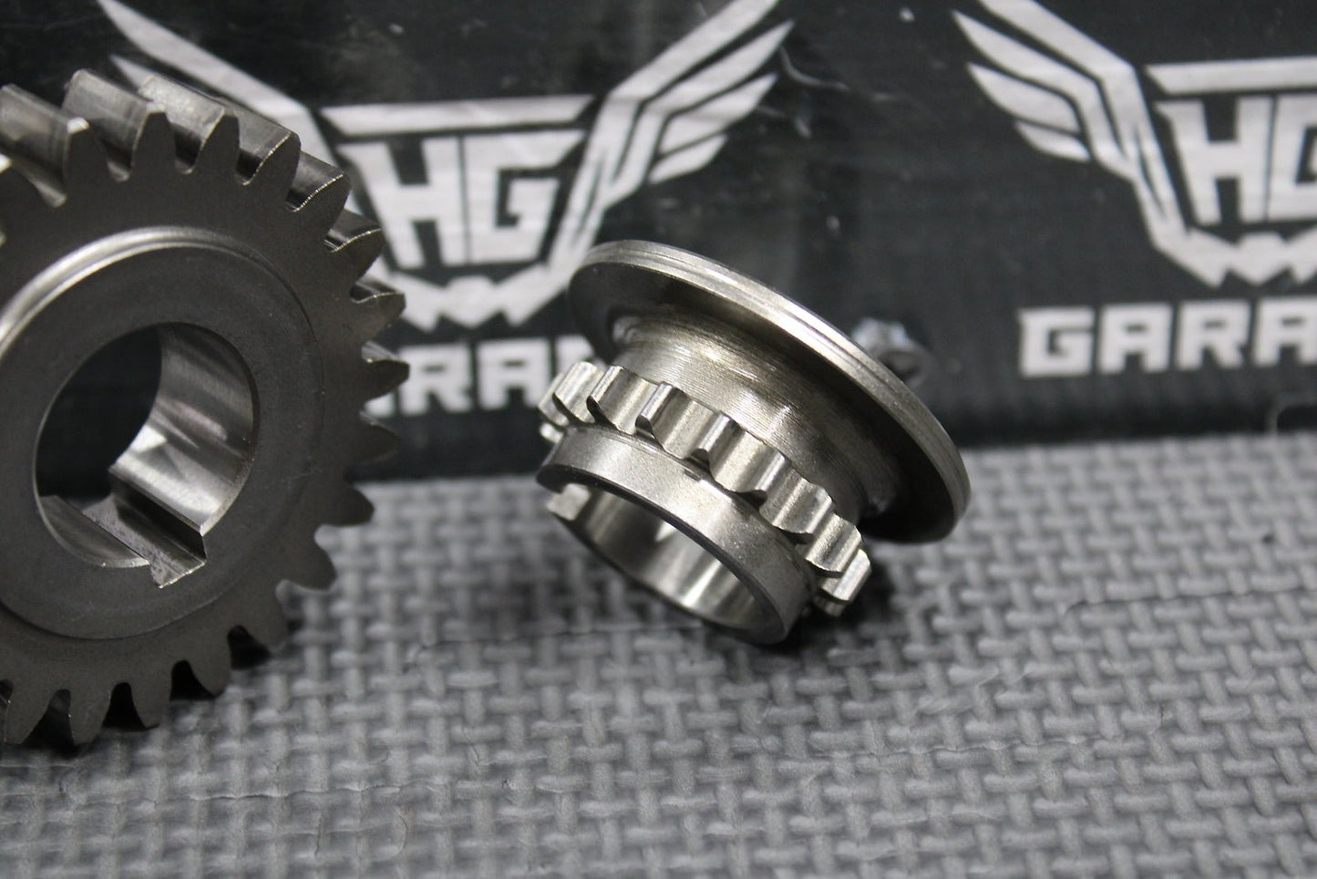 2000 SUZUKI DRZ400 OEM ENGINE CRANKSHAFT PRIMARY MAIN DRIVE TIMING GEARS SET - hggarage