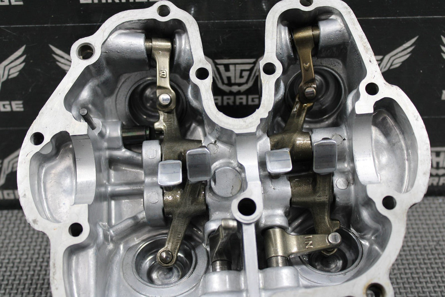 1991 HONDA 88 - 95 XR250R OEM CYLINDER HEAD VALVE COVER ROCKER ARMS TOP END NICE! - hggarage
