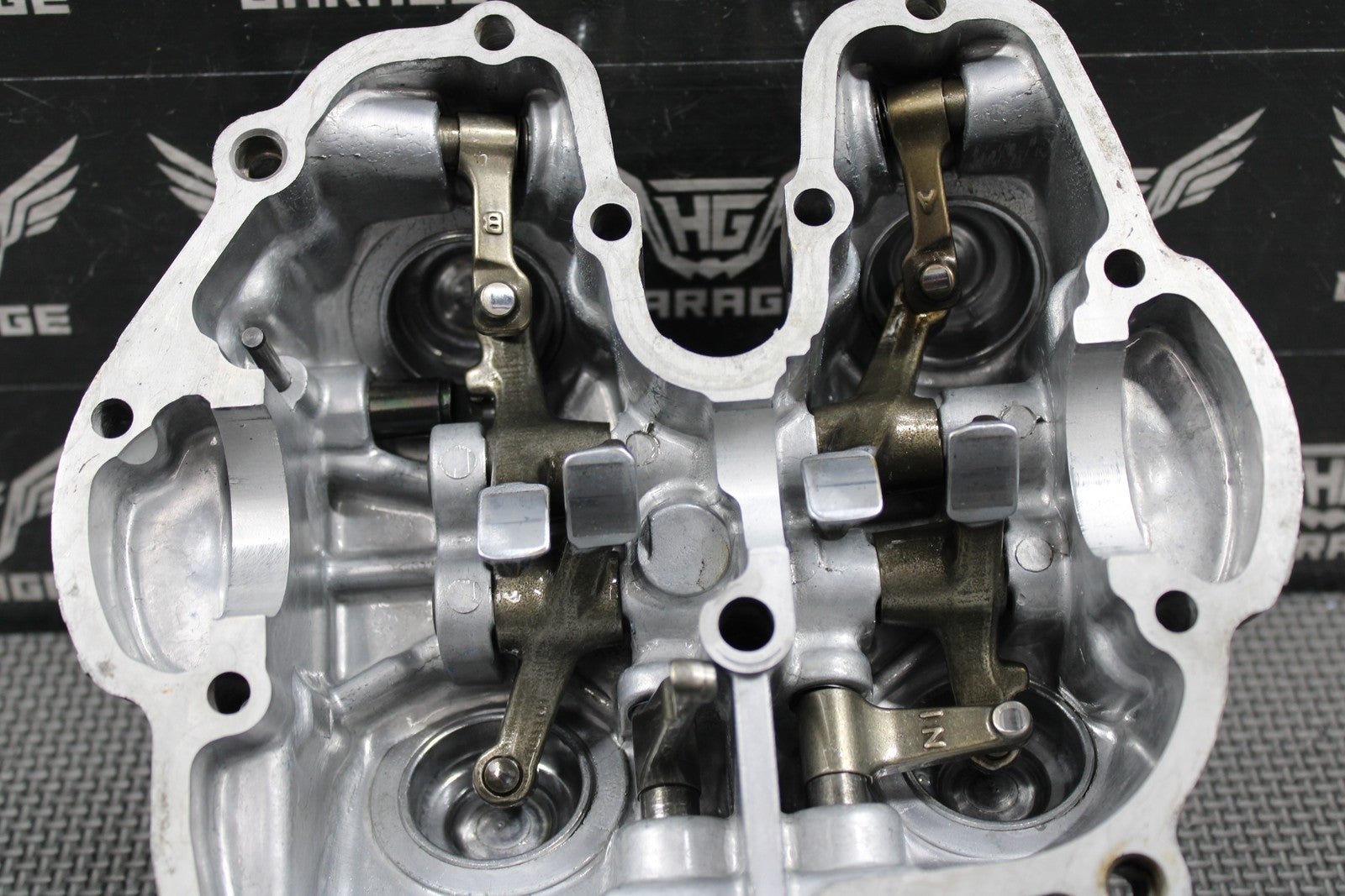 1991 HONDA 88 - 95 XR250R OEM CYLINDER HEAD VALVE COVER ROCKER ARMS TOP END NICE! - hggarage