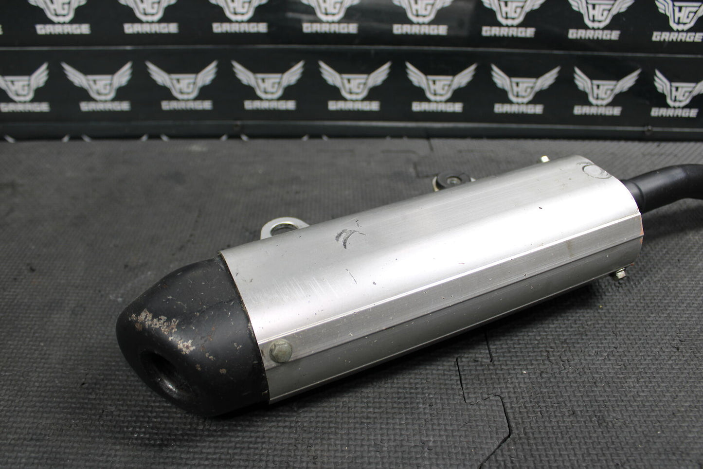 2004 03-05 KAWASAKI KX125 OEM MUFFLER EXHAUST SILENCER SLIP ON PIPE 18100-0003