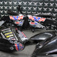 2007 HONDA CRF250R AFTERMARKET PLASTICS BODY KIT FENDERS FAIRINGS COWLS