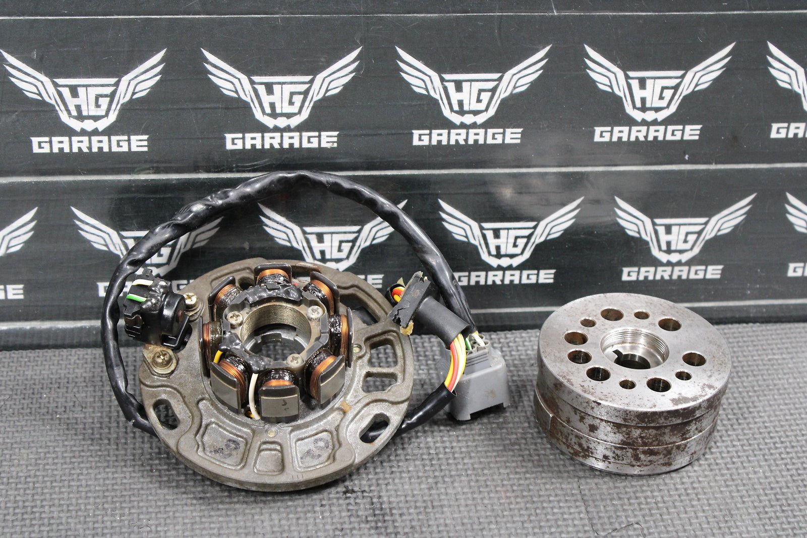 2001 KAWASAKI KX250 OEM STATOR MAGNETO ROTOR FLYWHEEL 21007 - 1383 - hggarage