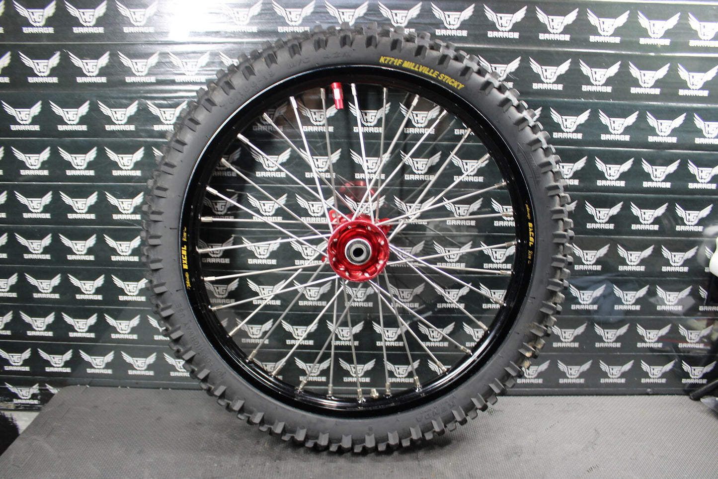 2009 HONDA CRF150RB BUILT EXCEL BIGWHEEL 19" FRONT WHEEL RIM KITE BILLET HUB