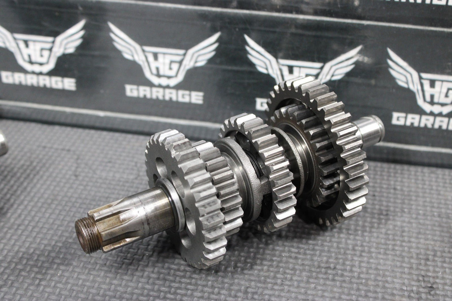 1997 YAMAHA RT100 OEM ENGINE TRANSMISSION GEARBOX SHIFT SHAFT GEARS TRANS FORKS - hggarage