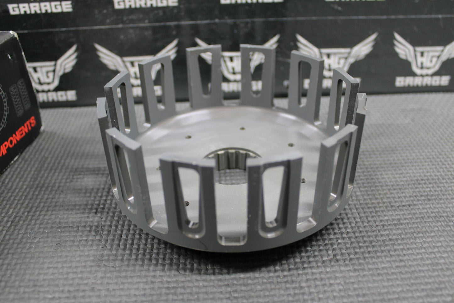 NEW NOS 1990 - 1992 KAWASAKI KX125 MDR BILLET CLUTCH BASKET KIT W/ BOLTS - hggarage