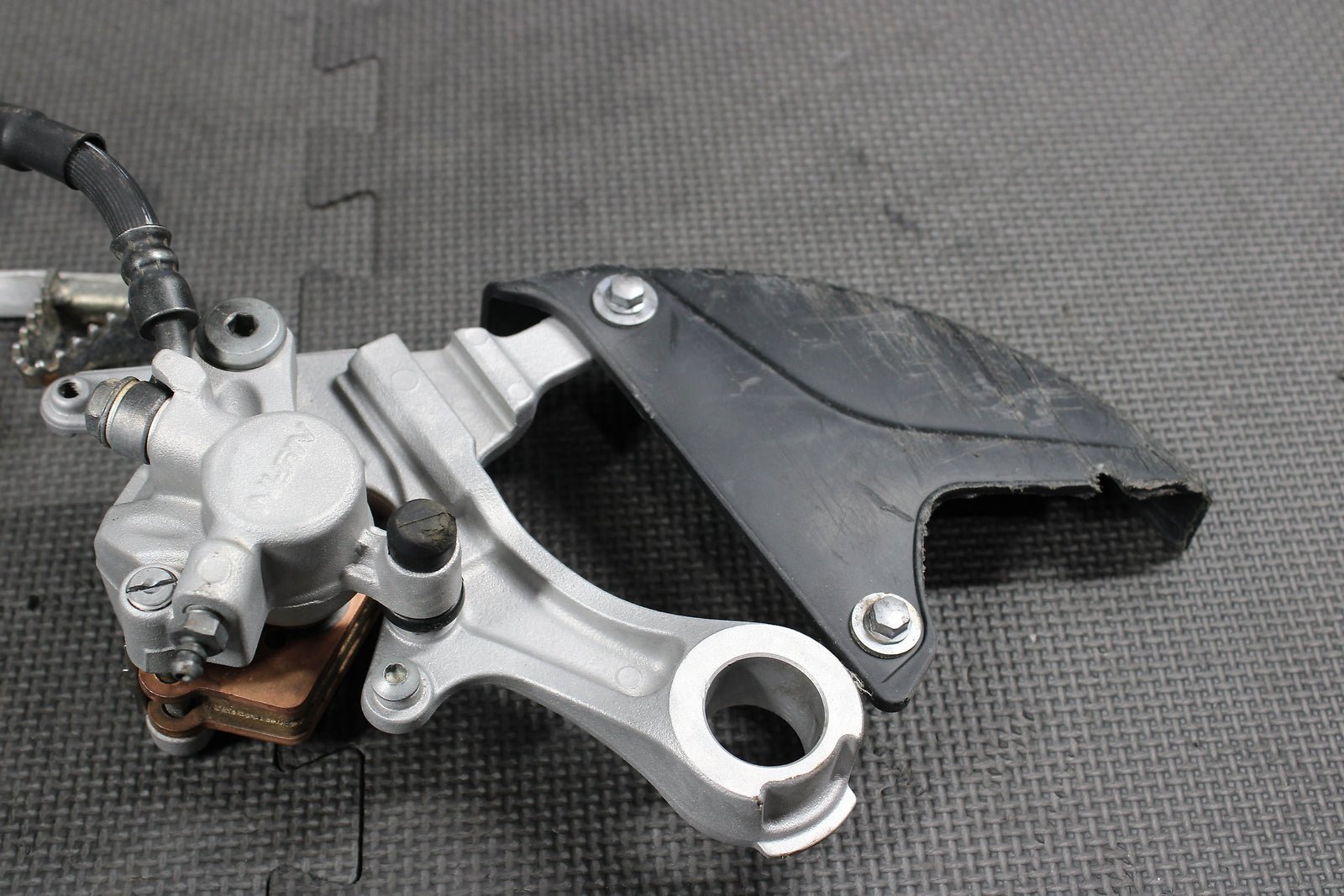 2009 Kawasaki KX250F OEM Nissin Rear Back Brake Caliper Master Cylinder Lever - hggarage