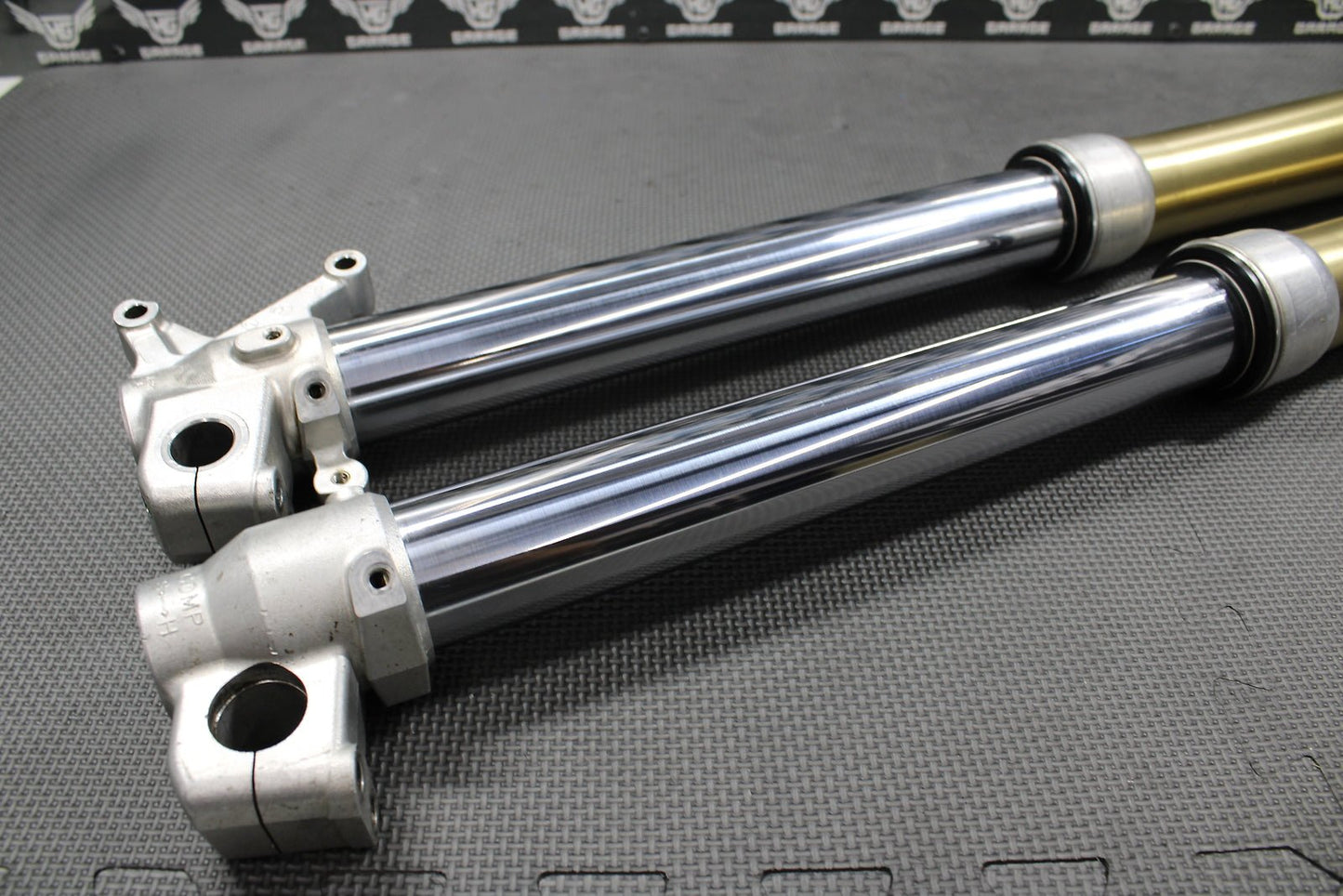 2004 04 - 07 HONDA CR125R OEM 46MM RIGHT LEFT FRONT SUSPENSION FORKS SHOCKS NICE! - hggarage