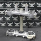 1996 KAWASAKI KX125 OEM FRONT FORKS LOWER UPPER TRIPLE TREE STEM CLAMP SET NICE! - hggarage