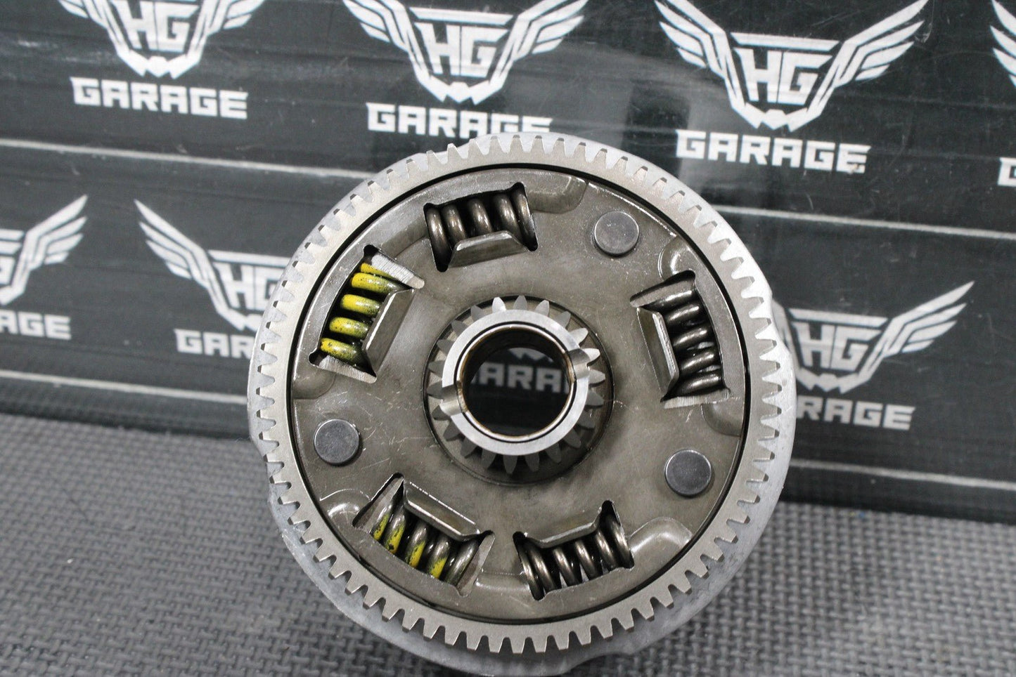 2008 Kawasaki KLX140 OEM Complete Clutch W Plates Basket Hub 13086 - 1070 - hggarage