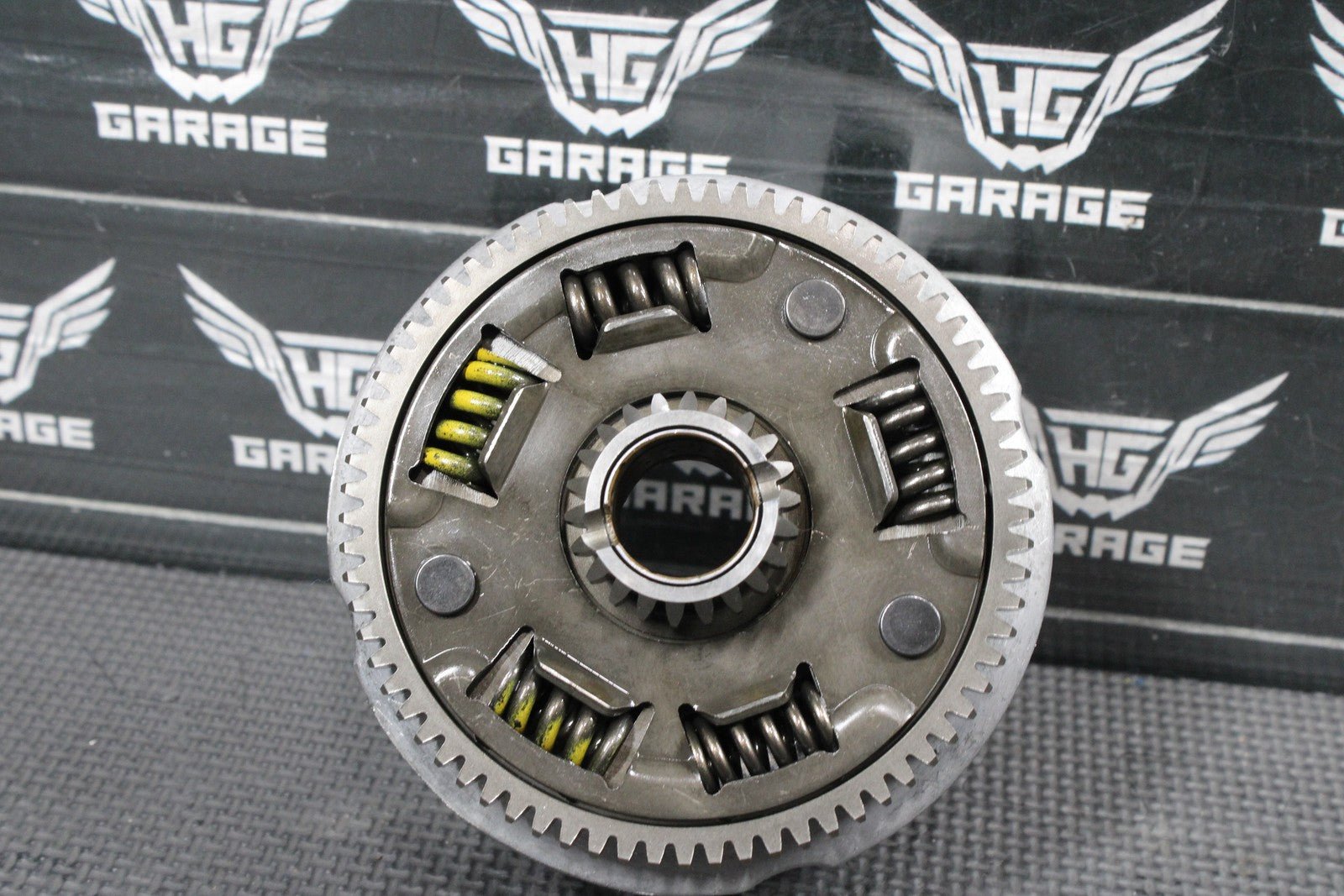 2008 Kawasaki KLX140 OEM Complete Clutch W Plates Basket Hub 13086 - 1070 - hggarage