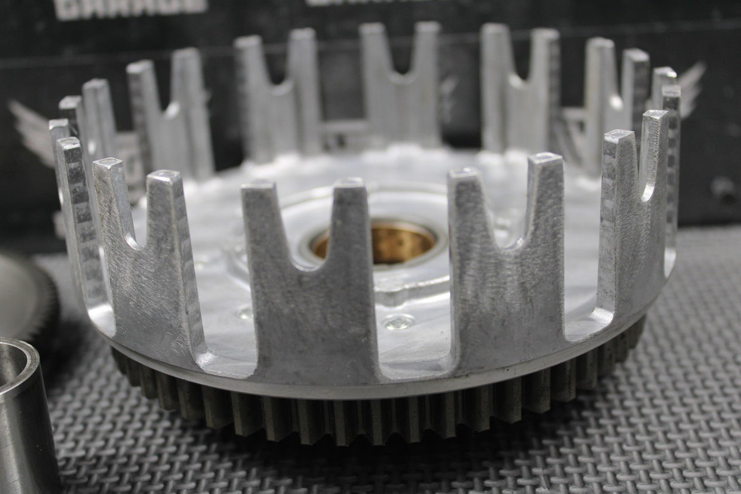 2022 YAMAHA 21 - 22 WR250F YZ250F FX OEM CLUTCH BASKET ONE WAY STARTER GEAR NICE! - hggarage